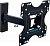 Кронштейн наклонно-поворотный Kromax OPTIMA-213 black жк 20-43",max 30кг от стены 75-225мм