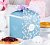 Коробка сборная 12*12*12см ДЛЯ СЛАДКОГО с ленточкой 1/5
