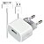 Зар. уст-во сетевое Smart Buy Nitro 1А 1USB+кабель для 30pin 4/4S iPad белое