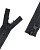 Молния трактор 80см Gamma G2080T двухзамковый №077 черный