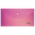 Папка-конверт на кнопке СТАММ "Сияние" С6, 180мкм, пластик, непрозрачная, розовый
