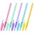 Ручка шариковая синяя BRAUBERG "i-STICK POINT PASTEL" корпус ассорти, игольчатый узел 0,7 с грипом 