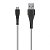 Кабель Smart Buy USB-microUSB 2м 2А карбон экстрапрочный белый