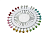 Булавки на круге V108C (0333-3002) 38мм