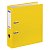 Папка-регистратор 70мм желтый OfficeSpace с карманом на корешке, бумвинил