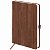 Ежедневник недатированный А5 138х213мм BRAUBERG Wood под кожу, резинка 136л, коричневый, 111676