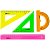 Набор чертежный ArtSpace (треуг 2шт, линейка 20см, транспортир)  1/8