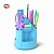 Настольный набор ErichKrause Mini Desk 8пр Pastel вращающийся, голубой