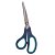 Ножницы 19см BRAUBERG Soft Grip серо-зел