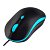 Мышь Perfeo Mount оптическая, проводная, 4 кн, DPI 800-1600, USB, чёрно-голубая