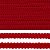 Тесьма Шанель плетеная TBY шир.8мм 0384-0017 цв.26 красный 1м/9