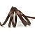 Лента атласная 1/4" (6мм) цв.3139 т.коричневый IDEAL 1м/уп.27,4 м