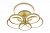 Светильник управляемый светодиодный Decor 2004 150W champaign gold, 3000-6500К, Φ570*140 ММ