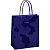 Пакет подарочный 18*23*10см MESHU "Blue pattern", выборочный лак, матовая ламинация