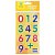 Набор объемных наклеек Мульти-Пульти "Цифры", 2 листа