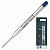 Стержень шариковый синий 98мм Parker "QuinkFlow Ball Point" 1,0мм, метал.корпус, 2шт, бли объемный